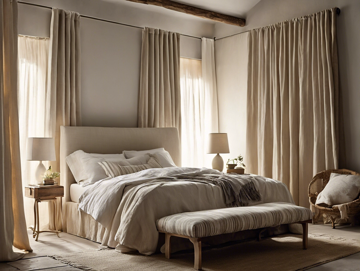 Cortinas, cabecero tapizado, cojines, cortinas del vino cortinas a medida