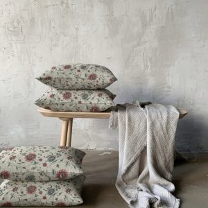 Cojín Arven · Lino estampado