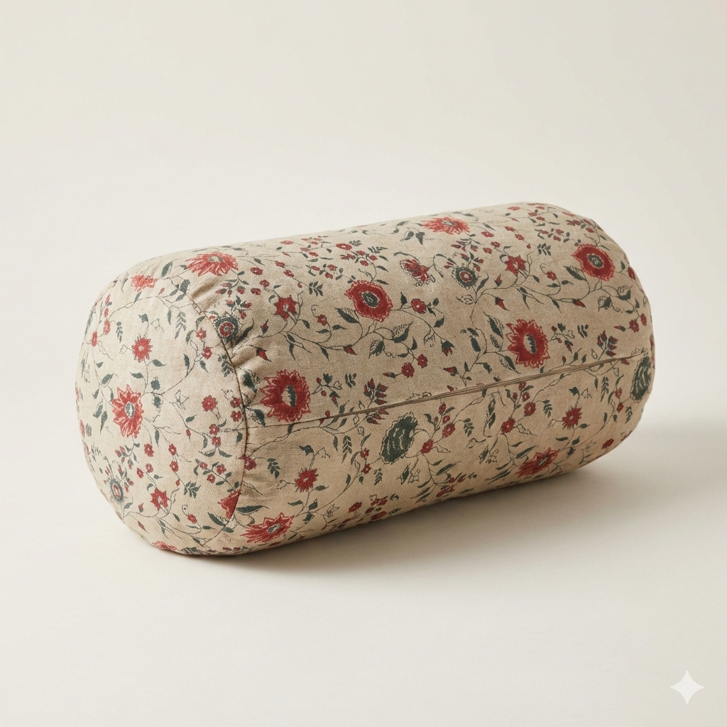 Cojín Arven · Bolster Lino Estampado - Imagen 2