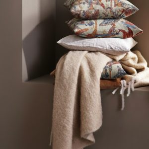 Cojín Monkey Brunch · Lino Estampado